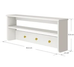 Wandrek Luna - White -Kinderkamer Verkoopwinkel flexa wandrek luna white 3