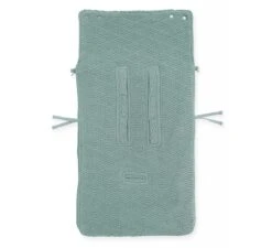 Jollein Voetenzak 0+ River Knit - Ash Green -Kinderkamer Verkoopwinkel jollein voetenzak 0 river knit ash green 2