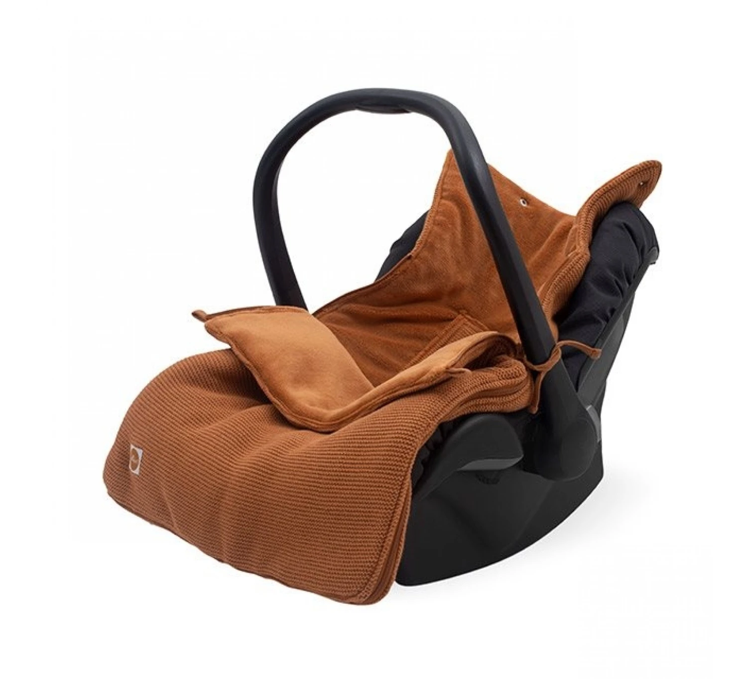 Jollein Voetenzak 3/5 Punt Basic Knit - Caramel 1 Jollein Voetenzak 3/5 Punt Basic Knit - Caramel