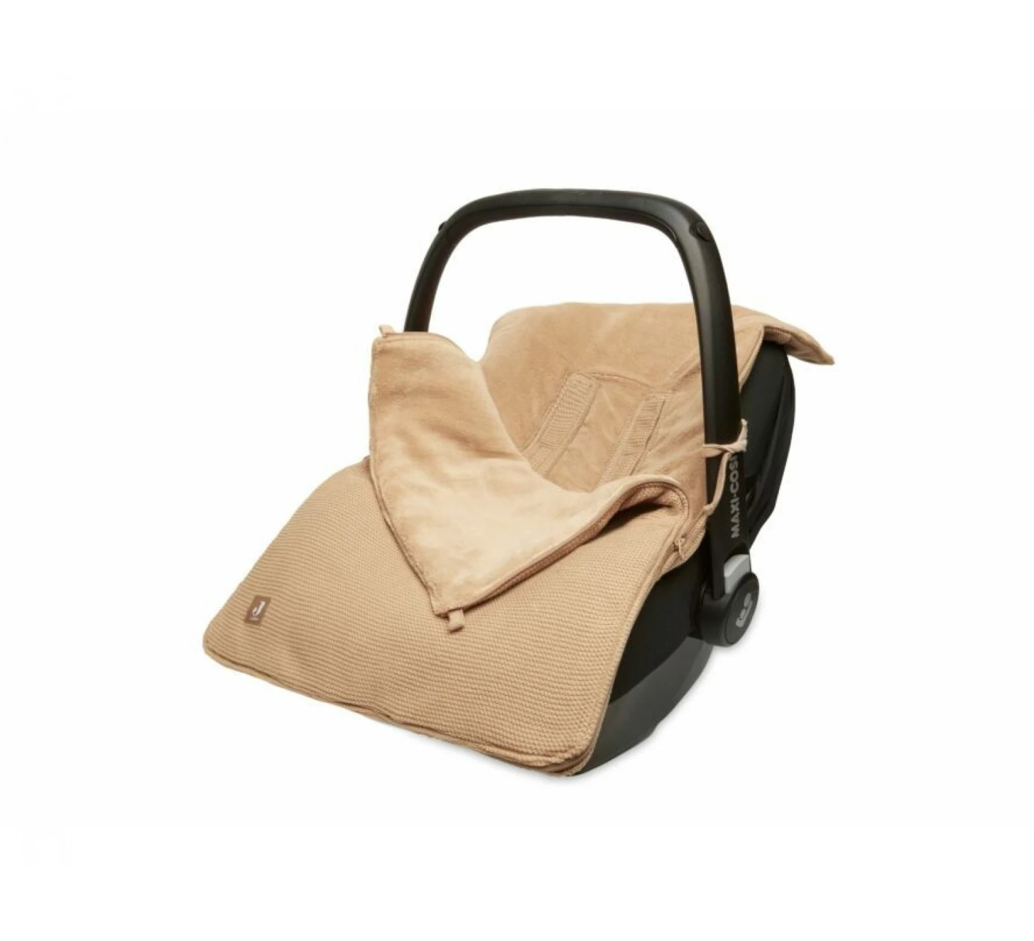 Jollein Voetenzak Groep 0+ Basic Knit - Biscuit 1 Jollein Voetenzak Groep 0+ Basic Knit - Biscuit