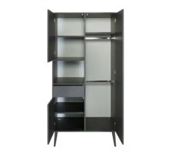 Kinderkamer Verkoopwinkel -Kinderkamer Verkoopwinkel quax 2 deurskast cocoon eboni 1