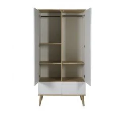 Kinderkamer Verkoopwinkel -Kinderkamer Verkoopwinkel quax 2 deurskast flow white 1