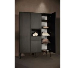 3-deurskast Cocoon XL - Eboni 7 3-deurskast Cocoon XL - Eboni -Kinderkamer Verkoopwinkel quax 3 deurskast cocoon xl eboni 3