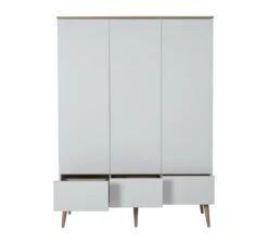 3-Deurskast Flow - White -Kinderkamer Verkoopwinkel quax 3 deurskast flow white 2