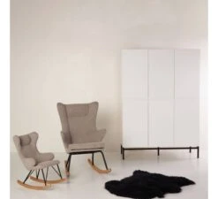 Rocking Adult Chair De Luxe Schommelstoel - Black -Kinderkamer Verkoopwinkel quax rocking adult chair de luxe schommelstoel black 3